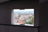 Вид на Любляну - амбразура. Словения.